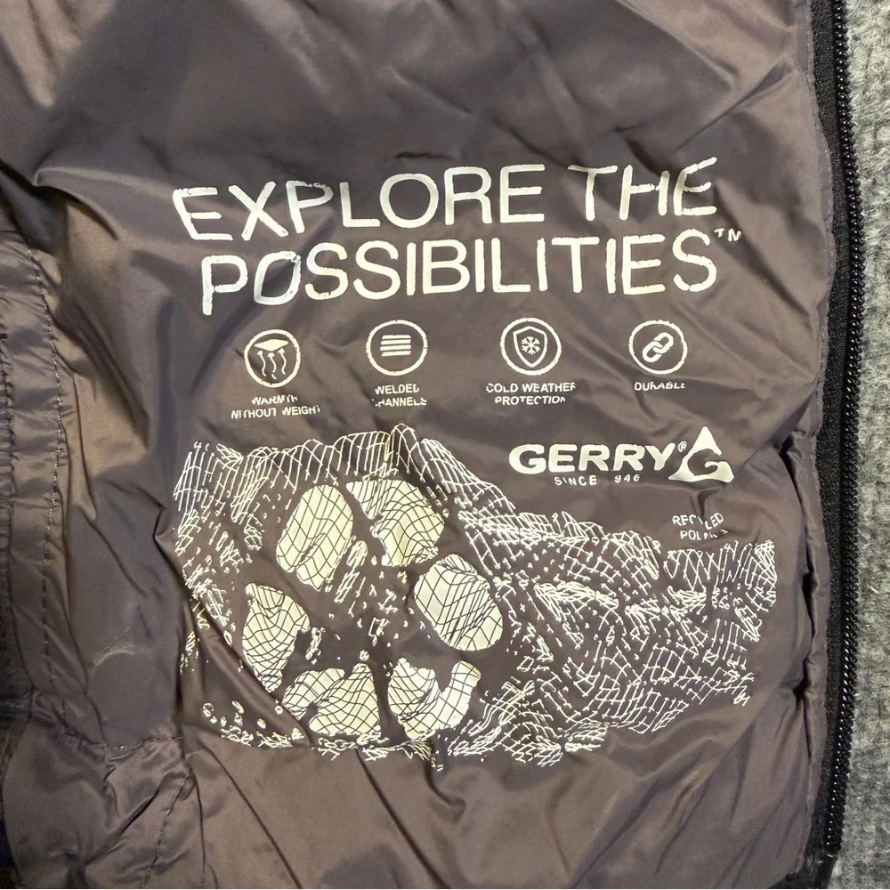 Gerry Men's Welded Insulated Lightweight Puffer Jacket‎ Black Size Medium